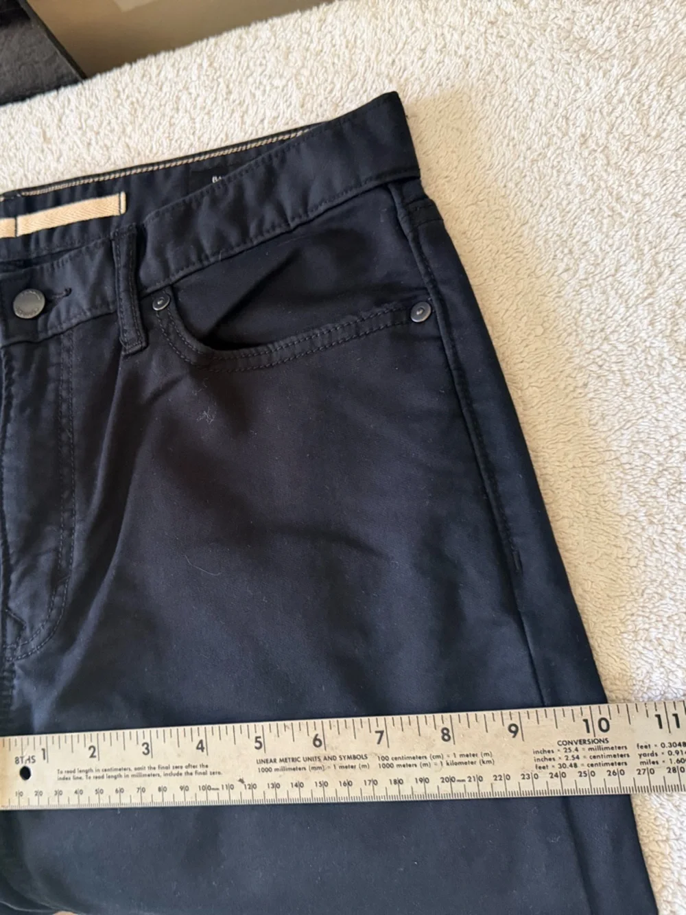 Banana Republic Men's Black Travel Jean - Athletic Fit